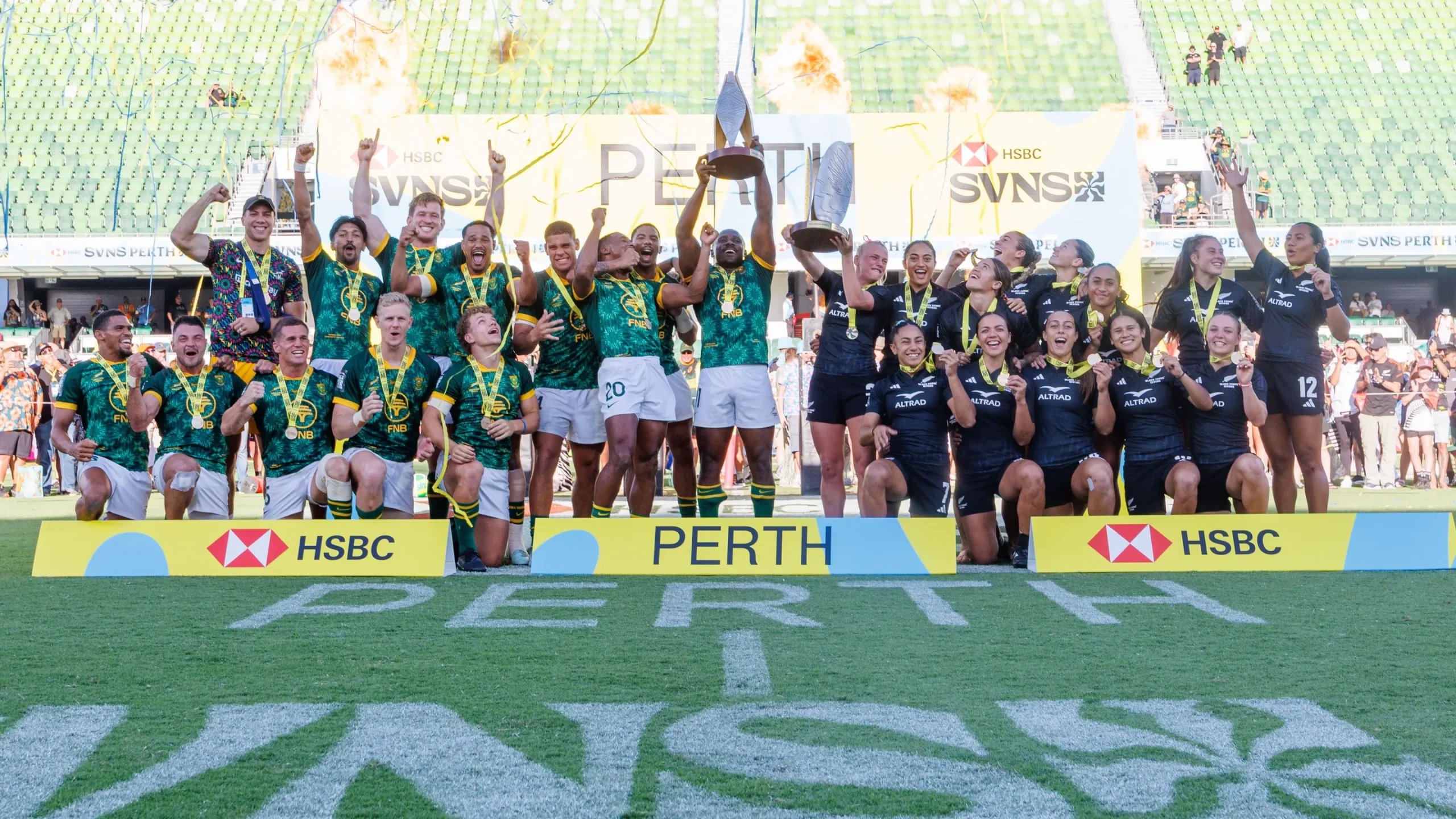 Black Ferns and Blitzboks Reign in Perth to Tighten SVNS Title Race